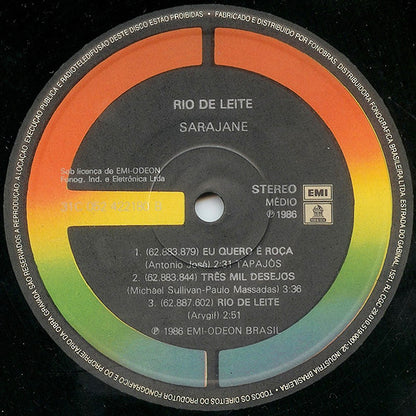 Sarajane : Rio De Leite (LP, MiniAlbum)