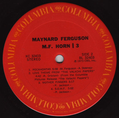 Maynard Ferguson : M.F. Horn | 3 (LP, Album)