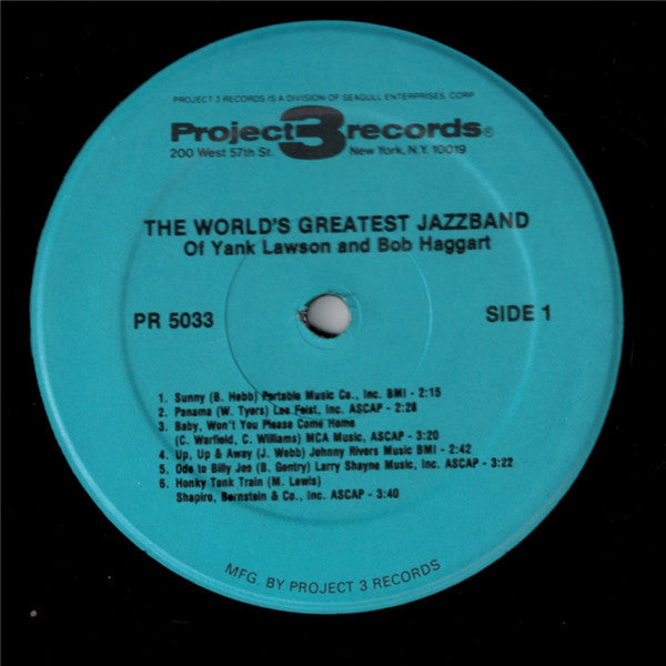 The World's Greatest Jazzband Of Yank Lawson And Bob Haggart : The World's Greatest Jazzband Of Yank Lawson And Bob Haggart (LP, Album, RE)