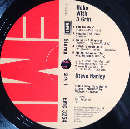 Steve Harley : Hobo With A Grin (LP, Album)