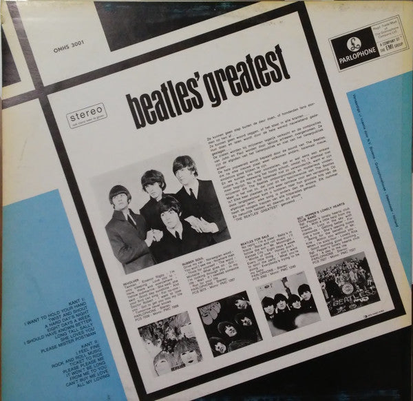 The Beatles : Beatles' Greatest (LP, Comp, M/Print)