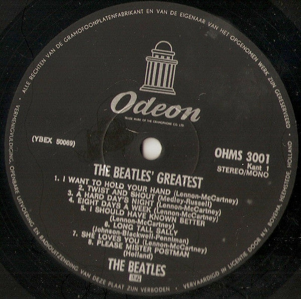 The Beatles : Beatles' Greatest (LP, Comp, M/Print)