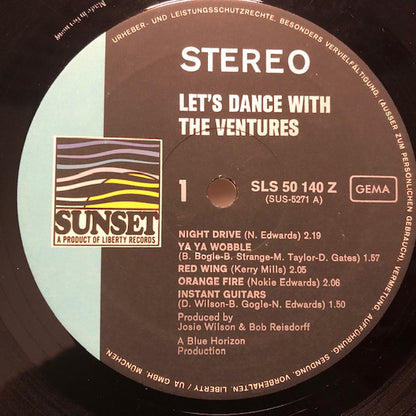 The Ventures : Let's Dance With The Ventures (LP, Comp, RP)