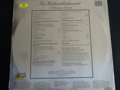 Blechbläser-Ensemble Der Berliner Philharmoniker, Blasorchester der Berliner Philharmoniker, Herbert Von Karajan, Berliner Philharmoniker : Ein Weihnachtskonzert - A Christmas Concert (LP, Comp, Ltd, RE, RM)