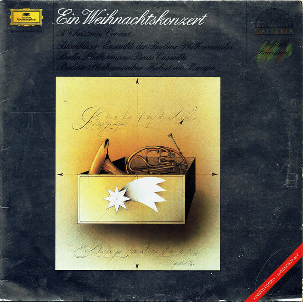 Blechbläser-Ensemble Der Berliner Philharmoniker, Blasorchester der Berliner Philharmoniker, Herbert Von Karajan, Berliner Philharmoniker : Ein Weihnachtskonzert - A Christmas Concert (LP, Comp, Ltd, RE, RM)