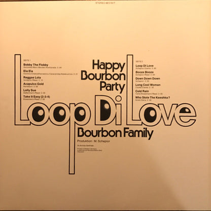 Bourbon Family : Happy Bourbon Party - Loop Di Love (LP, Album)