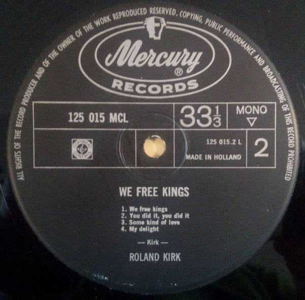 Roland Kirk : We Free Kings (LP, Album, Mono)