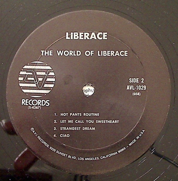 Liberace : Excerpts From The TV Special "The World Of Liberace" (LP, Album)