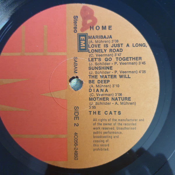 The Cats : Home (LP, Album, Gat)