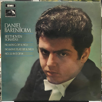 Daniel Barenboim : Beethoven Sonatas: No. 16 In G, Op. 31, No. 1; No. 18 In E Flat, Op. 31, No. 3; No. 22 In F, Op. 54 (LP)