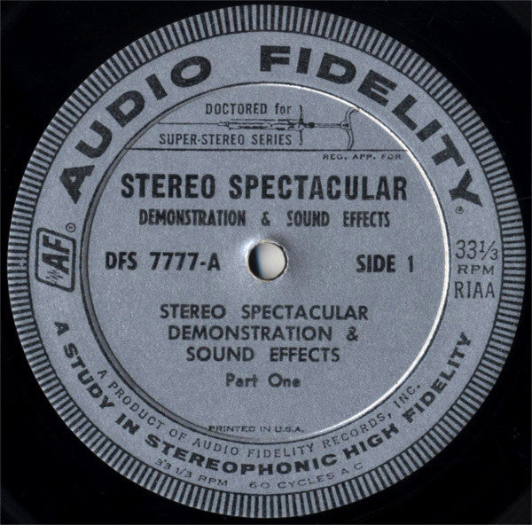 No Artist : Stereo Spectacular Demonstration & Sound Effects (LP, Comp)