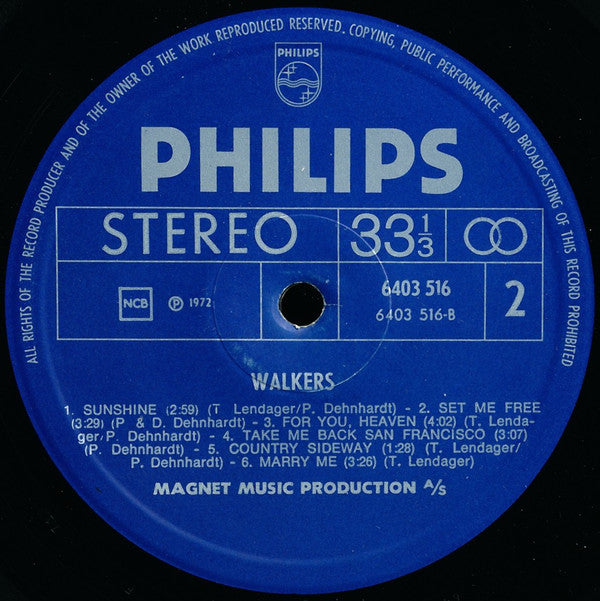 Walkers : Walkers (LP, Album)