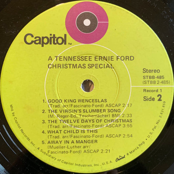 Tennessee Ernie Ford : A Tennessee Ernie Ford Christmas Special (2xLP, Album, Gat)