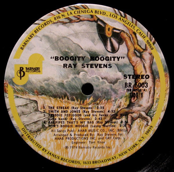 Ray Stevens : Boogity Boogity (LP, Album, San)