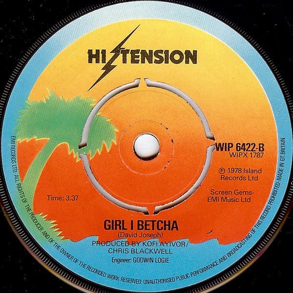 Hi-Tension : Hi-Tension (7", Single)