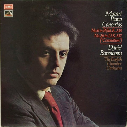 Wolfgang Amadeus Mozart - Daniel Barenboim, English Chamber Orchestra : Piano Concertos No. 6 In B Flat, K. 238 / No. 26 In D, K. 537 ("Coronation") (LP)