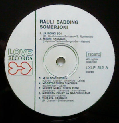 Rauli Badding Somerjoki : Muotokuva 1 (LP, Comp, RE)