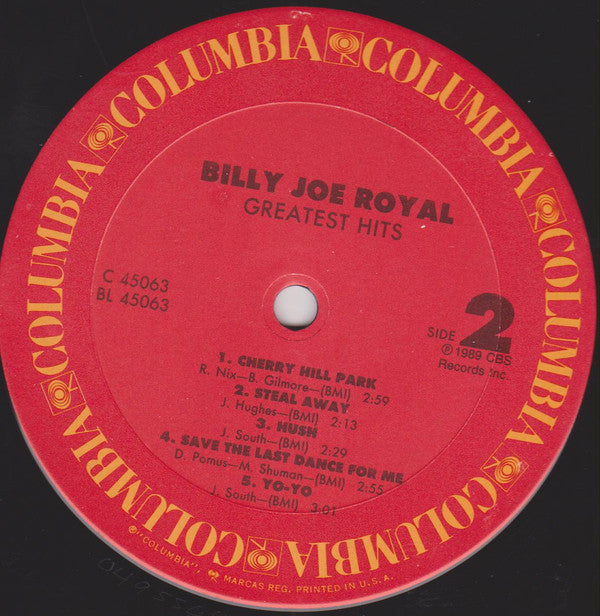 Billy Joe Royal : Greatest Hits (LP, Comp)