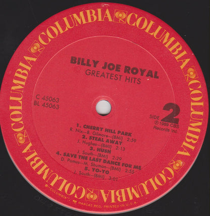 Billy Joe Royal : Greatest Hits (LP, Comp)