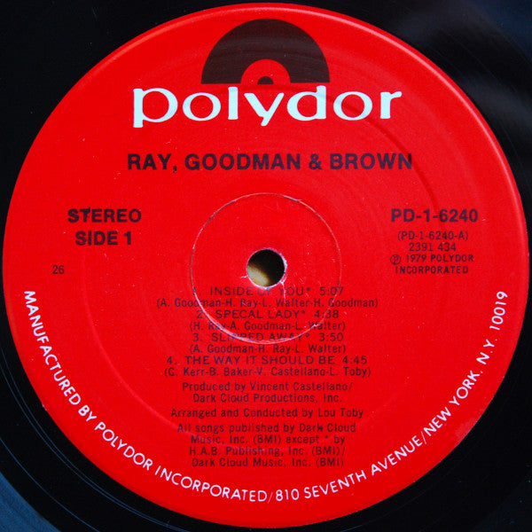 Ray, Goodman & Brown : Ray, Goodman & Brown (LP, Album, 26 )