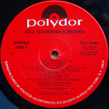 Ray, Goodman & Brown : Ray, Goodman & Brown (LP, Album, 26 )