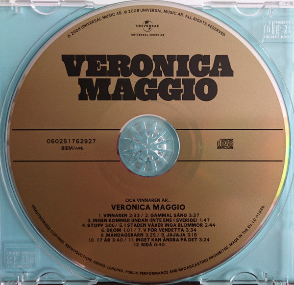 Veronica Maggio : Och Vinnaren Är... (CD, Album, Jew)