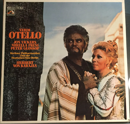 Giuseppe Verdi, Jon Vickers, Mirella Freni, Peter Glossop, Berliner Philharmoniker, Chor der Deutschen Oper Berlin, Herbert von Karajan : Otello (3xLP + Box)