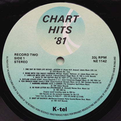 Various : Chart Hits 81 Volume 2 (LP, Comp, MVS)