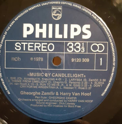 Gheorghe Zamfir : Music By Candlelight (LP)