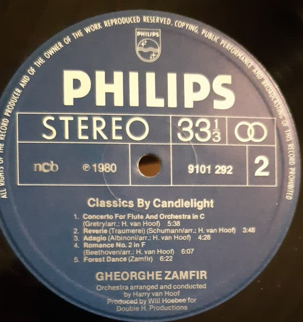 Gheorghe Zamfir : Classics By Candlelight (LP)