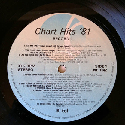 Various : Chart Hits 81 Volume 1 (LP, Comp)