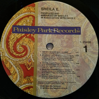 Sheila E. : Sheila E. (LP, Album, Spe)