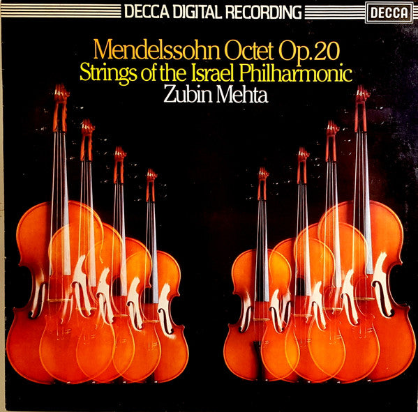 Felix Mendelssohn-Bartholdy - The Strings Of The Israel Philharmonic Orchestra, Zubin Mehta : Octet Op. 20 (LP)