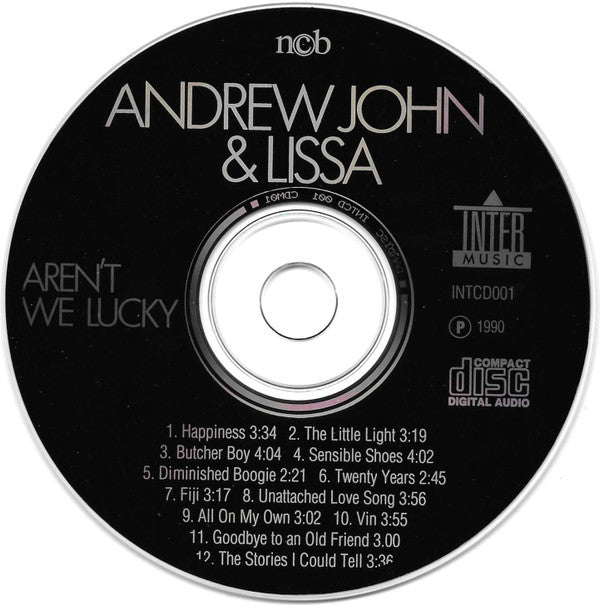 Andrew John & Lissa : Aren't We Lucky (CD, Album)