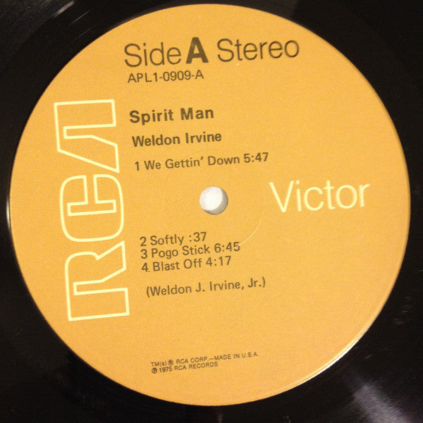 Weldon Irvine : Spirit Man (LP, Album)