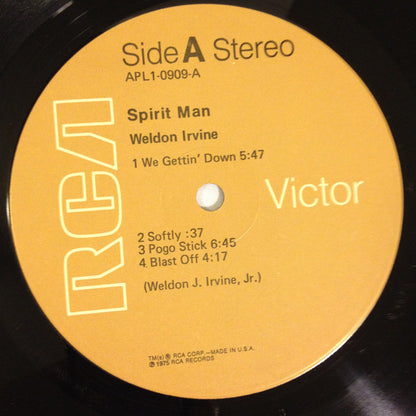 Weldon Irvine : Spirit Man (LP, Album)