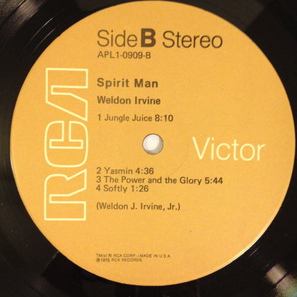 Weldon Irvine : Spirit Man (LP, Album)