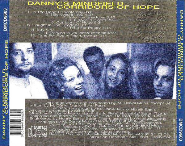 Danny's Mindfield : Corridors Of Hope (CD, Album)