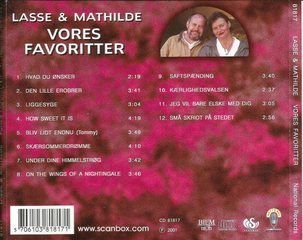 Lasse & Mathilde : Vores Favoritter (CD, Comp)