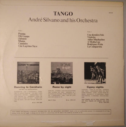 Andre Silvano And His Orchestra : Tango (LP)