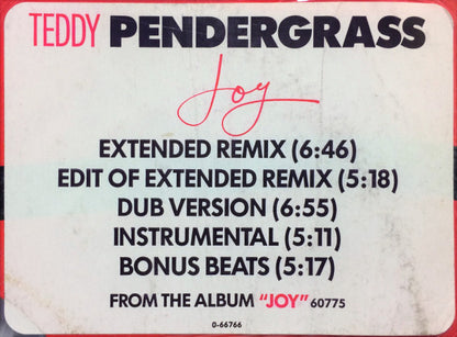 Teddy Pendergrass : Joy (12")