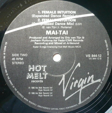 Mai Tai : Female Intuition (12", Single)