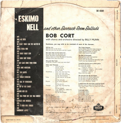 Bob Cort : Eskimo Nell And Other Barrack Room Ballads (LP, Album, Mono, RP)