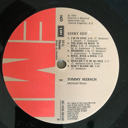 Tommy Seebach : Lucky Guy (LP, Album)