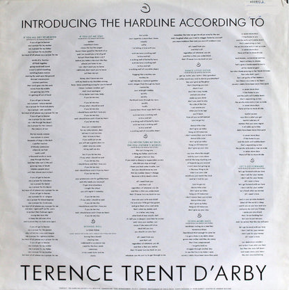 Terence Trent D'Arby : Introducing The Hardline According To Terence Trent D'Arby (LP, Album)