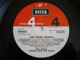 Chris Waxman : Organized (LP, Album)