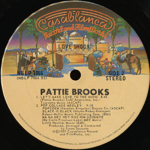 Pattie Brooks And The Simon Orchestra : Love Shook (LP, Album)