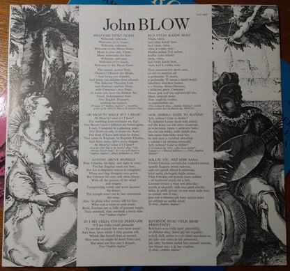 Henry Purcell - John Blow, Prague Madrigal Singers : Welcome Ev'ry Guest (LP)