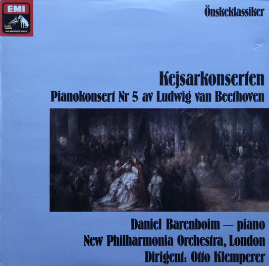 Ludwig van Beethoven, Daniel Barenboim, New Philharmonia Orchestra, Otto Klemperer : Kejsarkonserten (Pianokonsert Nr 5 Av Ludwig Van Beethoven) (LP)