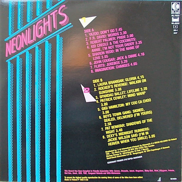 Various : Neonlights (LP, Comp)